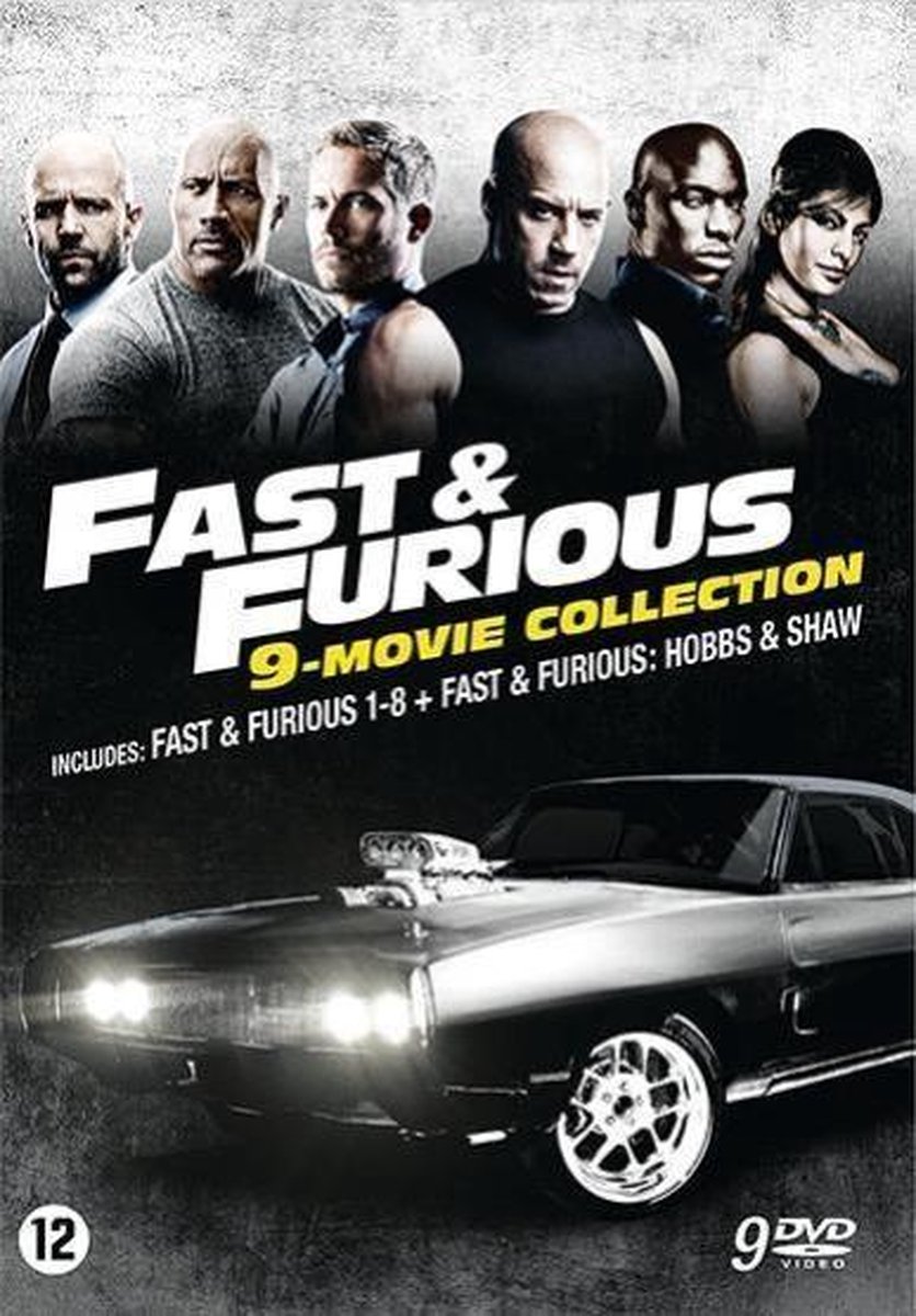 Fast & Furious 1 - 8 - Hobbs & Shaw (DVD)