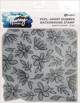Ranger - Cling background stamps Playful petals