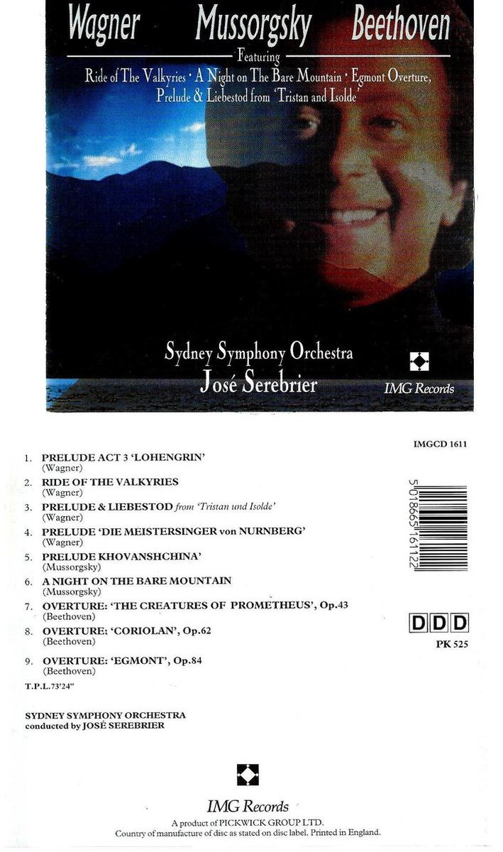 SYDNEY SYMPHONY ORCHESTRA - WAGNER  MUSSORGSKY BEETHOVEN