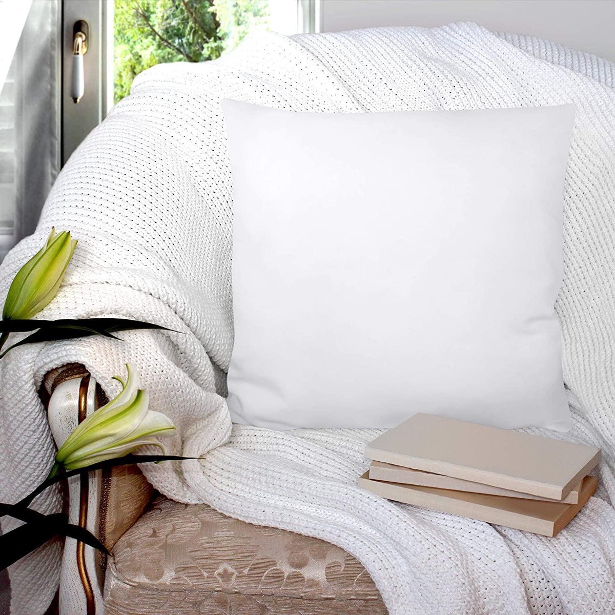LILENO HOME 4er Set Kissenfüllung 40x40 cm