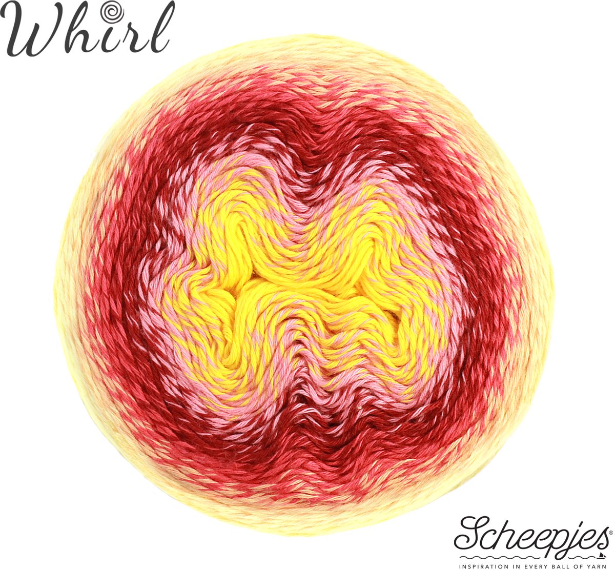 Scheepjes Whirl 1000m - Lemon Cassis Cream