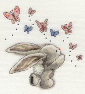 Borduurpakket Aida  Bebunni - Butterflies om te borduren Bothy Threads xbb03
