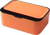 Billendoekjesdoos - Doekjesverdeler - Tissue Box - Limited Edition - Zwart/Oranje