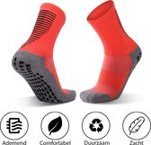 MyStand® Gripsocks Chaussettes Voetbal Sport Grip Anti Blisters Unisexe Taille Unique - Oranje