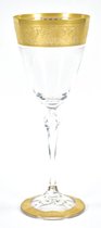 By Roon - Luxoria - kristal wijnglazen - Wit -35cl-set van 2 stuks- rode wijn glazen - rode wijn glas - 350ml-kristal glaswerk-kristal glasservies