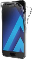 Samsung A5 2017 Hoesje en Screenprotector in 1 - Samsung Galaxy A5 2017 Case 360 graden Transparant