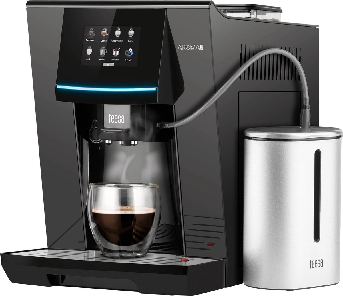 Lechpol Espresso Machine TSA4008 met Melkreservoir Zwart - afbeelding 2