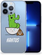Beschermhoesje Geschikt voor iPhone 13 Pro Smartphone hoesje Cactus Poo