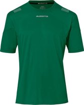 Masita | Sportshirt Heren Korte Mouw - Porto - Wedstrijd - Fitness - Hardloopshirt Heren - Ademend Vocht Regulerend - GREEN/WHITE - 152