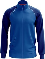 Masita | Trainingsjack Heren - Supreme trainingsvest - Comfortabel Sportvest - Zakken met Rits - Houdt warm - Voelt Licht aan - ROYAL BLUE - 164