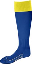 Masita | Kousen Chelsea Tweekleurige Sportsokken Vlakke Naden bij Tenen - Royal Blauw-Geel - 45-47