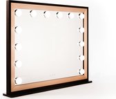 Make up spiegel met verlichting | Hollywood spiegel | 50x60cm | Dimbaar | 3 Verschillende standen | Touch