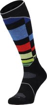 Sockwell Skisokken Heren Grijs - Merino & Bamboe Skisokken met compressie - Zwart - Maat 44/47