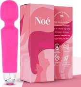 Essential Pleasure Noé - Magic Wand Vibrator - Massagestaaf met Clitoris Stimulator – Vibrators voor Vrouwen – Roze