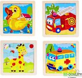 Kinders mini puzzel set 4 stuks