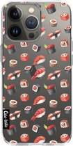 Casetastic Apple iPhone 13 Pro Hoesje - Softcover Hoesje met Design - All The Sushi Print