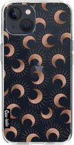 Casetastic Apple iPhone 13 Hoesje - Softcover Hoesje met Design - Shadow Moon Print
