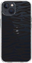 Casetastic Apple iPhone 13 Hoesje - Softcover Hoesje met Design - Zebra Print