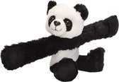 knuffel panda junior 20 cm pluche zwart/wit