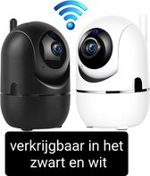 Babyfoon met camera Wit - Wifi Beveilingscamera Wit - Babyfoon met Wifi -Camerabewaking - Onbeperkt bereik -HD Quality 1080P - Nederlandse Handleiding  -Opslag in Cloud of SP
