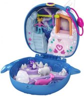 speelset Polly Pocket Freezin Fun 12,8 cm blauw 6-delig