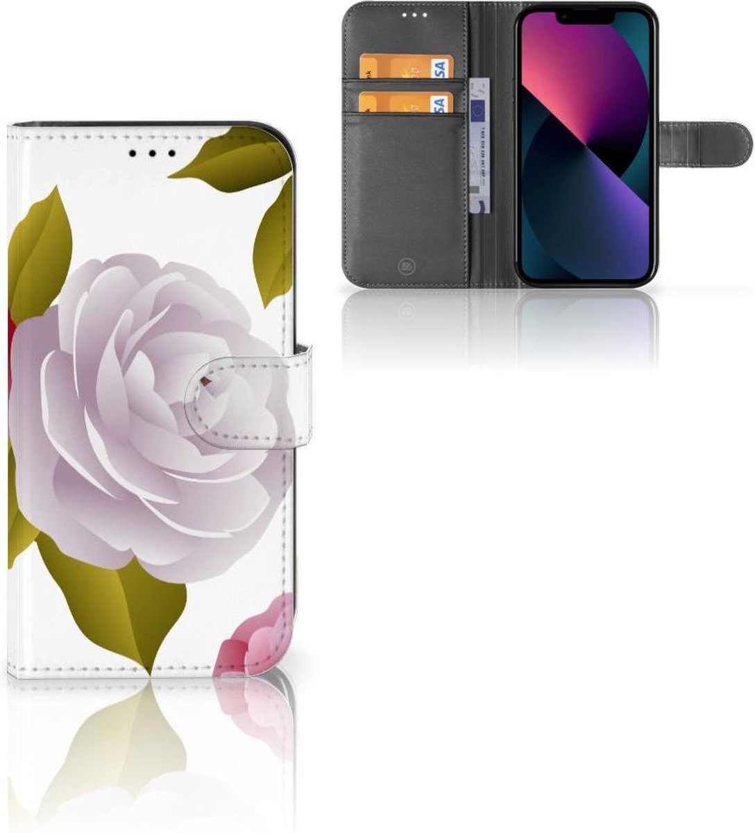 Apple iPhone 13 Hoesje Roses