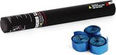 TCM FX - Confetti Kanon - Shooter - Confettikanon - Confettikanonnen - Handheld Streamer 50cm blue metallic - Party Popper