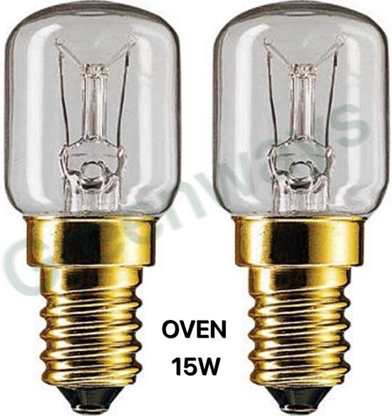Voies vertes - Lampe de four - 15W - Lampe de tableau E14 - 300 Degrés -  Résistant à