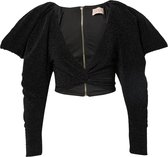 Club L London blouse Zwart-10 (M)