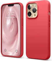 iPhone 13 Pro Max Hoesje Rood - Siliconen Back Cover