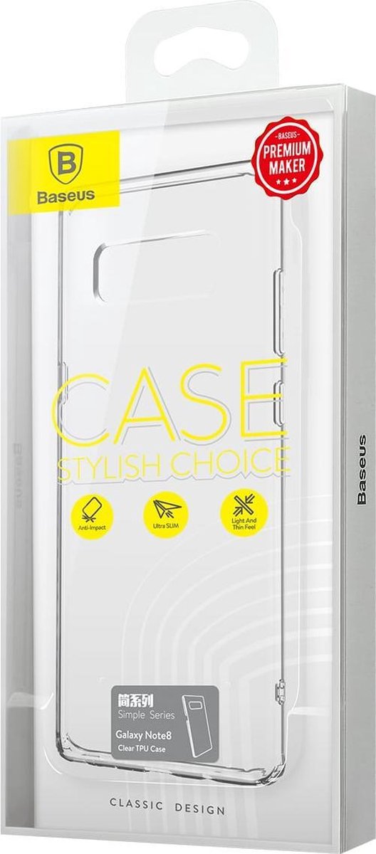 JPM Telefoonhoesje - Back Cover - Geschikt Voor Samsung Galaxy Note8 - Black