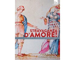 Omslag van Pygmalion, Raphaël Pichon - Stravaganza D'Amore! - The Birth Of Opera At The Medici Court (2 CD)