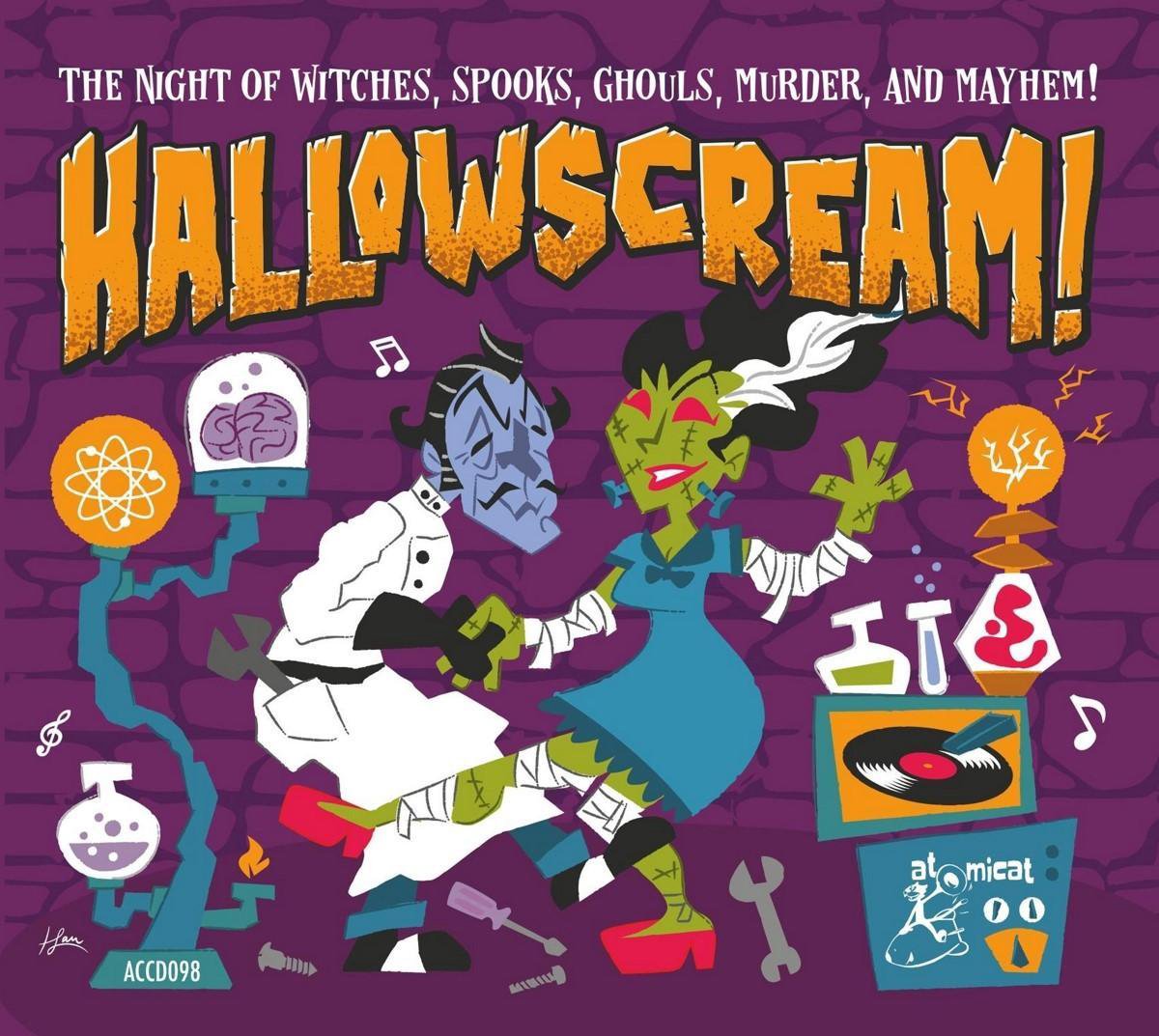 Various Artists - Hallowscream! (The Night Of The Witches, Spooks, Ghouls, Murder, And Mayhem!) (CD)