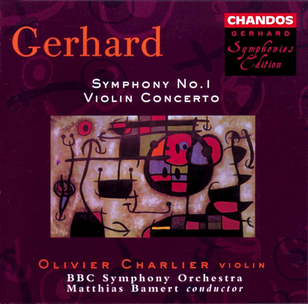 Olivier Charlier, BBC Symphony Orchestra, Matthias Bamert - Gerhard: Symphony No. 1 (CD)