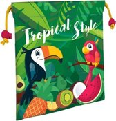 schooltas Tropical Style polyester 22 cm