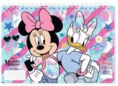notitieboek Minnie Mouse junior A4 papier blauw/roze