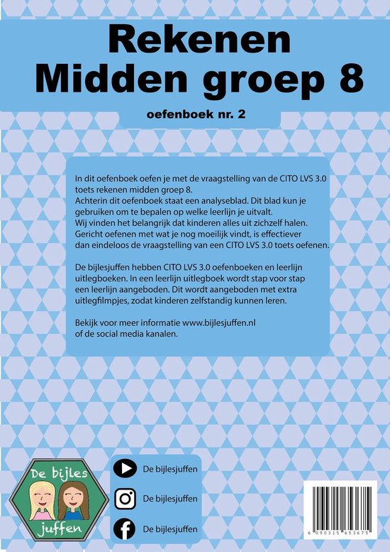 Oefenboek - CITO - rekenen - midden groep 8 - deel 2 - basisonderwijs ...