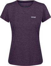Regatta T-shirt Fingal Dames Polyester Paars Maat 50
