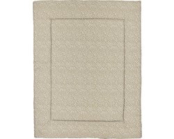 Product: Meyco Baby Cheetah/Uni boxkleed - taupe - 80x100cm, van het merk 