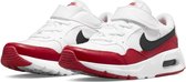 Nike Sneakers - Maat 35 - Unisex - Wit - Rood - Zwart