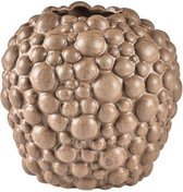 J-Line Decoratie Halve Rond Alang-Alang Gras Naturel Small Set van 2 stuks