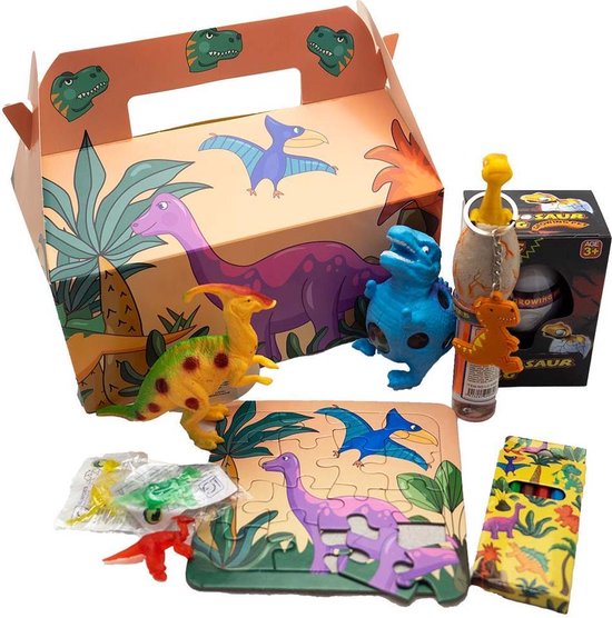 Verjaardag cadeau - 1 Dino set - Uitdeelcadeautje - uitdeelcadeautjes voor  kinderen -... | bol.com