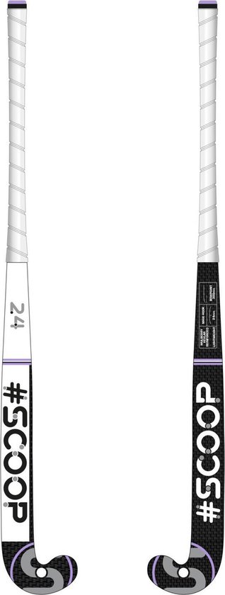 Scoop WDN Stick Junior Design 1 - Mid Bow - Hockeystick Junior - Outdoor - 33 Inch - Paars