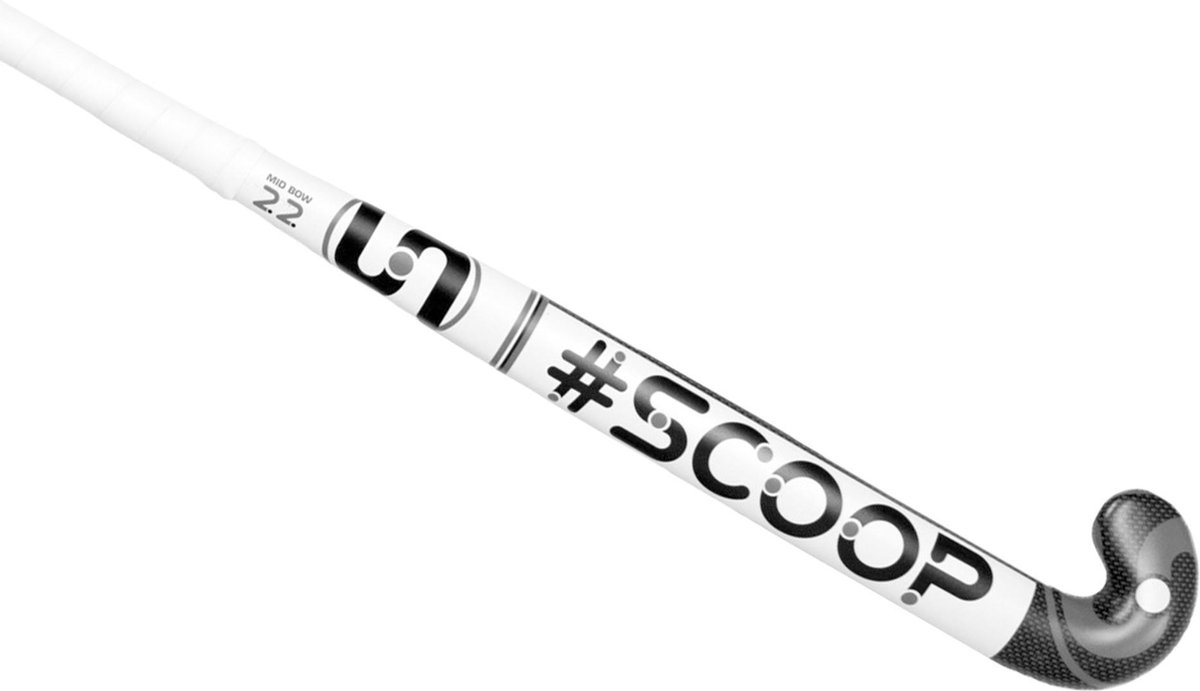 Scoop #53 Hockeystick - Mid Bow - 80% Carbon - Hockeystick Senior - Outdoor - 36,5 Inch