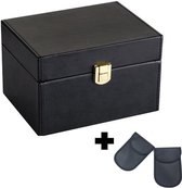 Luxe Faraday Box + GRATIS 2 Pack Sleutelbeschermhoes - Beschermbox Autosleutel - RFID Antidiefstal - Signaal Blocker - Keyless Entry Beschermhoesjes - Anti-Skim