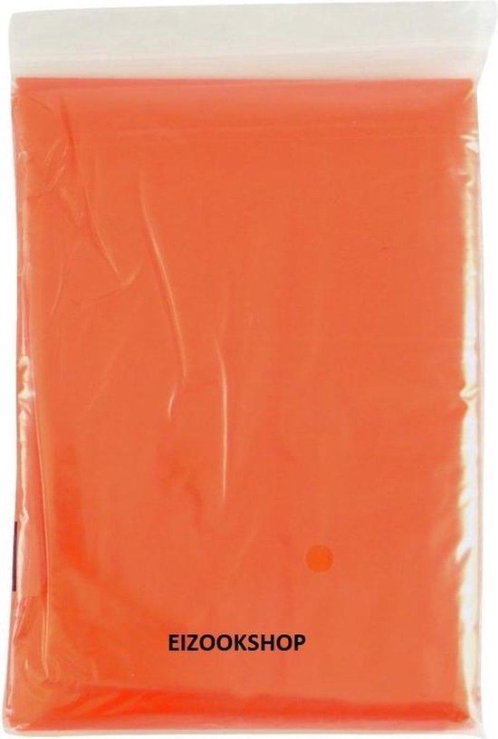 Poncho de protection jetable 20 pièces Oranje transparent - Pluie - Festival - Marche - Evénement - Spécialités by EIZOOK