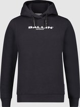 Ballin Amsterdam -  Jongens Regular Fit   Hoodie  - Zwart - Maat 176