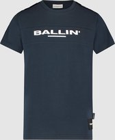 Ballin Amsterdam -  Jongens Regular Fit   T-shirt  - Blauw - Maat 140