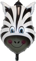 Jungle Ballon Verjaardag Versiering Zebra Helium Ballonnen Feest Versiering Dieren Safari Decoratie – 90 Cm - 1 Stuk