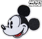 Patch Mickey Mouse Zwart Wit Polyester